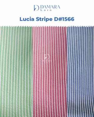 Kain Salur Airflow Crinkle Lucia Stripe D#1566