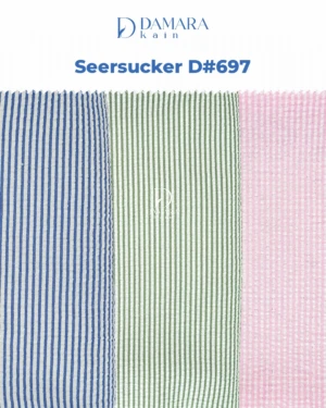 Kain Salur Airflow Crinkle Seersucker D#697