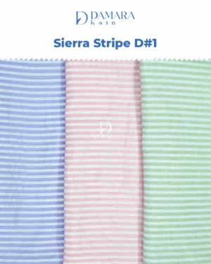 Bahan Kain Poly Viscose Sierra Stripe D#1
