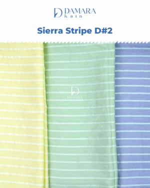 Bahan Kain Poly Viscose Sierra Stripe D#2