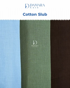 Kain Tenun Polos Cotton Slub