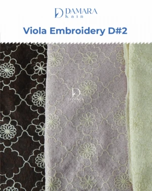 Kain Viola Embroidery D#2