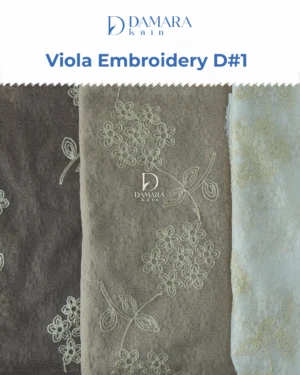 Kain Viola Embroidery D#1