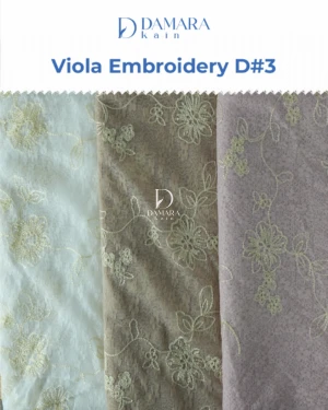 Kain Viola Embroidery D#3