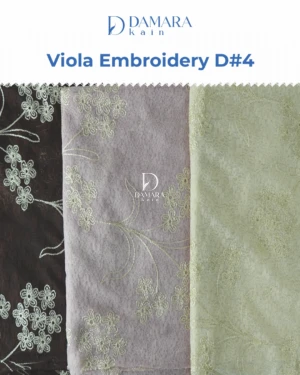 Kain Viola Embroidery D#4